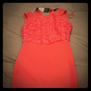 AX Paris Womans Lace Overlay